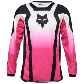 FOX RACING MOTO 2025 YOUTH GIRLS 180 LEAN JERSEY [BLACK/PINK]