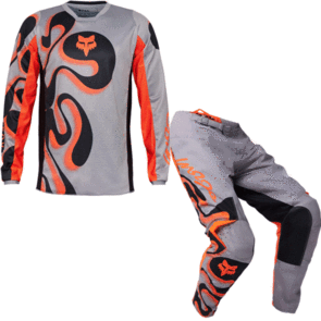 FOX RACING MOTO 2025 180 EMOTION JERSEY AND PANTS [STEEL GREY]