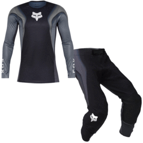 FOX RACING MOTO 2025 FLEXAIR INFINITE JERSEY AND PANTS [BLACK]