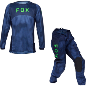 FOX RACING MOTO 2025 YOUTH 180 TAUNT JERSEY AND PANTS [NAVY]