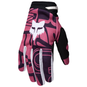 FOX RACING MOTO 2025 YOUTH GIRLS 180 RACE SPEC GLOVES [GUAVA]