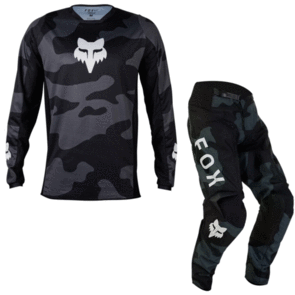 FOX RACING MOTO 2025 180 BNKR JERSEY AND PANTS [BLACK CAMO]