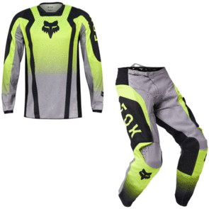 FOX RACING MOTO 2025 180 LEAN JERSEY AND PANTS [FLO YLW]