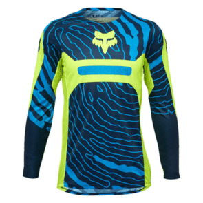 FOX RACING MOTO 2025 YOUTH FLEXAIR IMPRESSION JERSEY [FLO YELLOW]