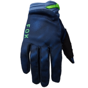 FOX RACING MOTO 2025 YOUTH 180 TAUNT GLOVES [NAVY]