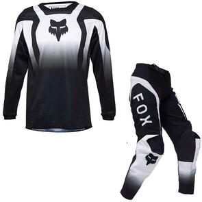 FOX RACING MOTO 2025 YOUTH 180 LEAN JERSEY AND PANTS [BLACK/WHITE]