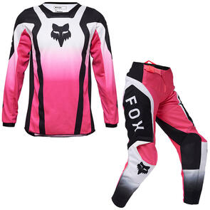 FOX RACING MOTO 2025 YOUTH GIRLS 180 LEAN JERSEY AND PANTS [BLACK/PINK]