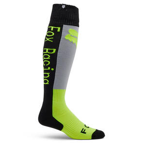 FOX RACING MOTO 2025 YOUTH 180 LEAN SOCKS [FLO YELLOW]