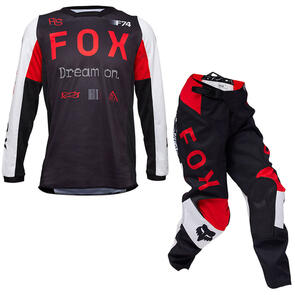 FOX RACING MOTO 2025 YOUTH 180 RACE SPEC JERSEY AND PANTS [FLO RED]