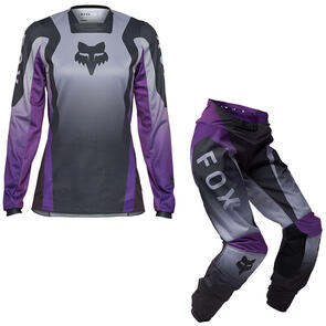 FOX RACING MOTO 2025 WOMENS 180 LEAN JERSEY AND PANTS [DRK PUR]