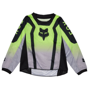 FOX RACING MOTO 2025 KIDS 180 LEAN JERSEY [FLO YELLOW]