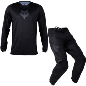 FOX RACING MOTO 2025 180 BLACKOUT JERSEY AND PANTS [BLACK]