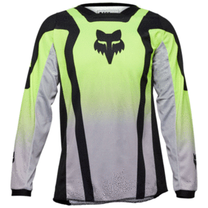 FOX RACING MOTO 2025 YOUTH 180 LEAN JERSEY [FLO YELLOW]