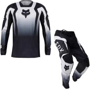 FOX RACING MOTO 2025 180 LEAN JERSEY AND PANTS [BLACK/WHITE]