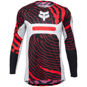 FOX RACING MOTO 2025 YOUTH FLEXAIR IMPRESSION JERSEY [WHITE]