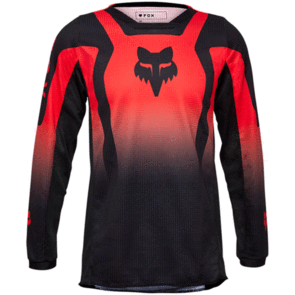 FOX RACING MOTO 2025 YOUTH 180 LEAN JERSEY [FLO RED]