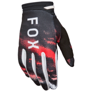 FOX RACING MOTO 2026 MX 180 KAIROS GLOVES WHITE/FLUORESCENT RED