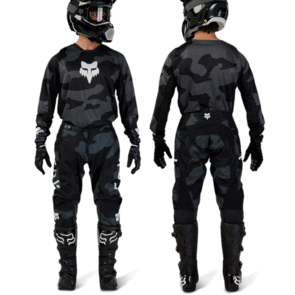 FOX RACING MOTO 2026 MX 180 BNKR JERSEY AND PANTS BLACK CAMO