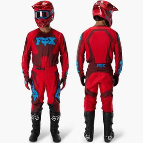 FOX RACING MOTO 2027 180 RAID JERSEY AND PANTS RUST BROWN