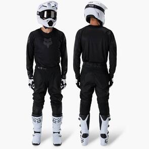 FOX RACING MOTO 2027 180 BLACKOUT JERSEY AND PANTS BLACK