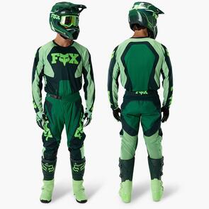 FOX RACING MOTO 2027 180 RAID JERSEY AND PANTS DEEP FERN