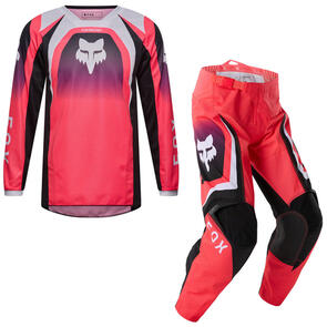FOX RACING MOTO 2027 YOUTH GIRLS 180 FRAME JERSEY AND PANTS NEON PINK