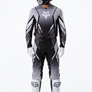 FOX RACING MOTO 2027 360 FOUNDRY JERSEY AND PANT BLACK GREY