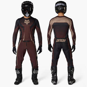FOX RACING MOTO FLEXAIR HD38 JERSEY AND PANTS BROWN