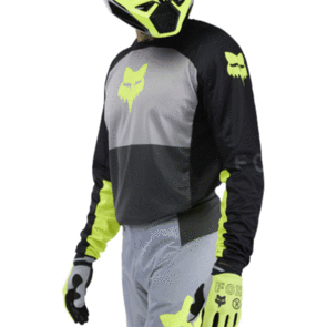 FOX RACING MOTO MX 180 FLOW JERSEY-BLACK/YELLOW