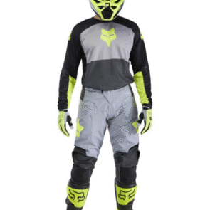 FOX RACING MOTO MX 180 FLOW JERSEY AND PANTS BLACK/YELLOW