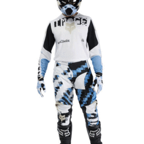 FOX RACING MOTO MX 180 DIGI IMAGE JERSEY AND PANTS WHITE