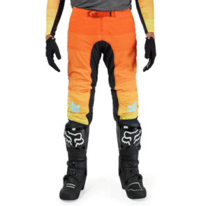 FOX RACING MOTO MX FLEXAIR GRID PANT-BLACK/ORANGE