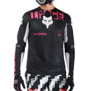 FOX RACING MTB RANGER LS JERSEY DIGI IMAGE-BLACK