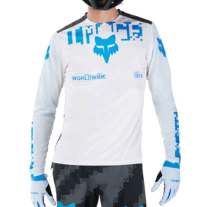 FOX RACING 2025 MTB RANGER LS JERSEY DIGI IMAGE-WHITE