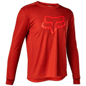 FOX RACING MTB YOUTH RANGER LS JERSEY RED CLAY