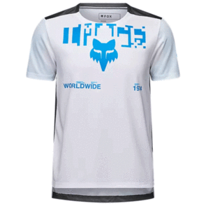 FOX RACING MTB YOUTH RANGER SS JERSEY DIGI IMAGE WHITE