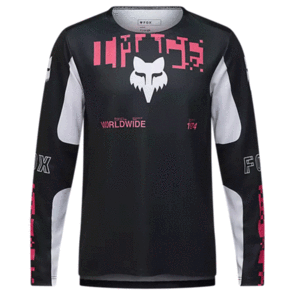 FOX RACING MTB YOUTH RANGER LS JERSEY DIGI IMAGE BLACK