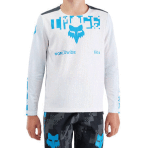 FOX RACING MTB YTH RANGER LS JERSEY DIGI IMAGE-WHITE