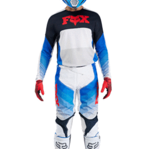 FOX RACING MX 360 FADE JERSEY AND PANTS WHITE/BLUE