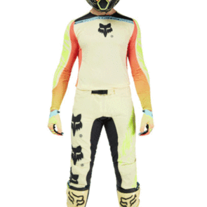 FOX RACING MX FLEXAIR ELEVATED LE JERSEY AND PANTS LEMONADE