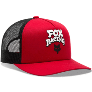 FOX RACING RACEWEAR MESH TRUCKER FLAME RED