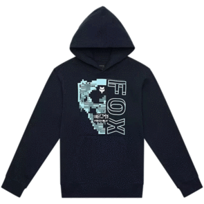 FOX RACING YOUTH IMAGE SKULL FLEECE PO MIDNIGHT