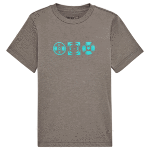 FOX RACING YOUTH VISION SS TEE HEATHER GRAPH