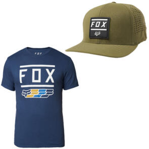 FOX RACING SUPER SS TEE + LISTLESS FLEXFIT HAT COMBO!