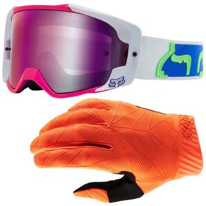 FOX RACING 2020 VUE DUSC GOGGLES + 100% RIDE FIT GLOVES