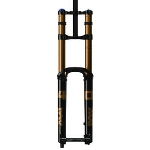 FOX 40 FACTORY FORK, 29", 203MM, GRIP X2, SHINY BLACK, 20TAX110, 1.125, RAKE 52MM