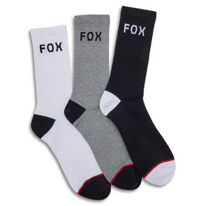 FOX RACING LIFESTYLE FOX CREW SOCK - 3 PACK