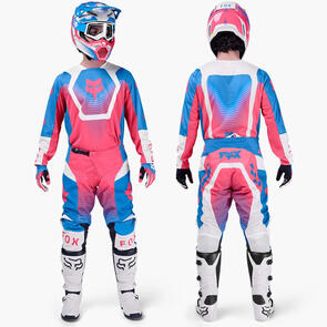 FOX RACING MOTO 2026 MX 180 COLLECT JERSEY AND PANTS BLUE/PINK