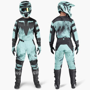 FOX RACING MOTO 2026 MX 180 KAIROS JERSEY AND PANTS TURQUIOSE