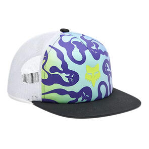 FOX RACING FOX LIFESTYLE YTH FUTURE TRUCKER HAT STEEL GREY